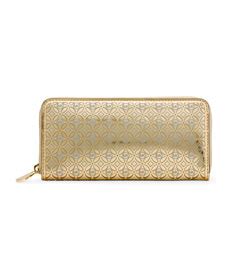 michael kors perforated floral wallet